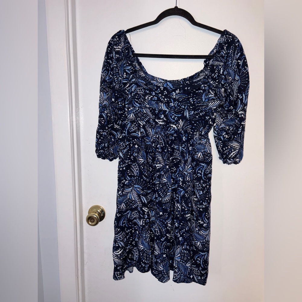 ASU WISH | Women’s Medium | New | NWT | Off Shoulder | Blue | Floral | Dainty - Picture 15 of 15